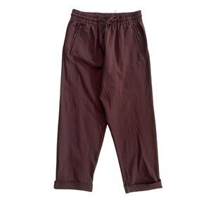 Y-3 Yohji Yamamoto Adidas Mens Crop Straight Leg‎ Sweatpants Brown S Streetwear